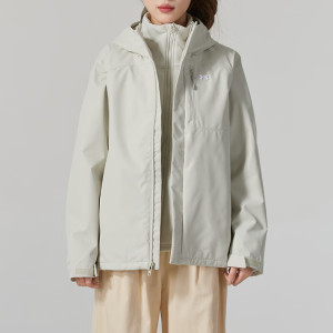 安德玛(Under Armour)女装外套新款运动服户外保暖三合一夹克锻炼连帽休闲服6001005-001 ZP