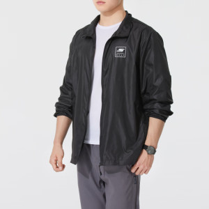 斯凯奇(Skechers)男装新款运动服跑步健身训练防风衣休闲夹克外套P225M275-00NA ZP