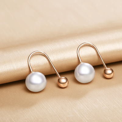 佰色传情唐晶同款淡水珍珠耳钉耳环正品我的前半生送女友