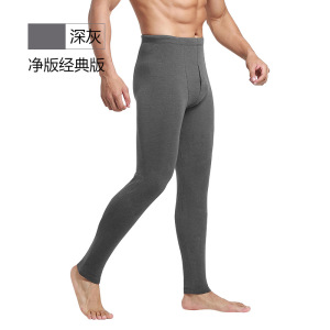 Jusen Shayu秋冬季德绒加厚护膝男士保暖裤牙签条无痕阳离子秋裤