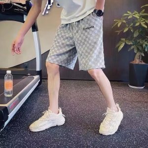 港风潮男夏季新款个性字母牛仔裤嘻哈ins潮高街短裤