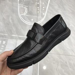 豆豆鞋男士2025春季新款男鞋真皮一脚蹬透气百搭休闲皮鞋驾车鞋潮