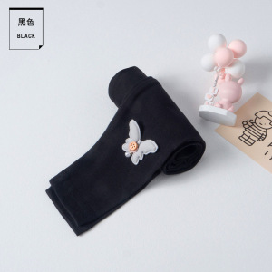 女童打底裤春款韩版宝宝白色精梳棉弹力裤女孩休闲洋气小脚长裤女