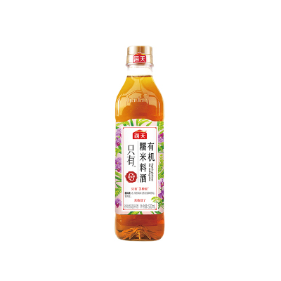 海天 有机糯米料酒500mL/瓶 (PET方瓶)