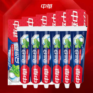 中华健齿白牙膏200g口气清新薄荷味官方正品牌家庭实惠装