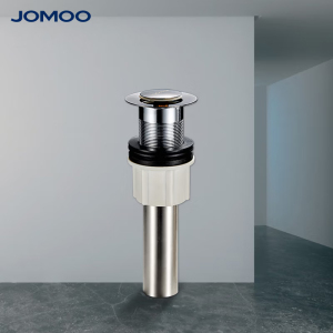 九牧(JOMOO)面盆下水器弹跳式水槽洗脸盆排水管翻板式洗手盆下水管配件91113-1B-1/91114-1B-1 91113翻板式【不带溢水口】