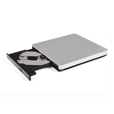 STW 外置USB3.0 DVD光驱笔记本台式机通用 移动USB光驱CD刻录机外接光驱 银色