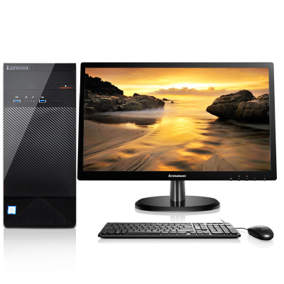 联想(lenovo) 家悦30600i 家用办公台式机电脑整机(g3900 4g 500g 集