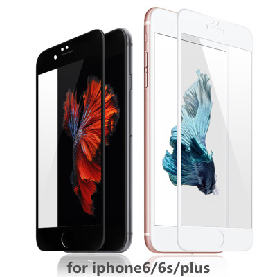 VIPin 适用苹果iphone 6/6s plus 全屏3D曲面钢化玻璃贴膜 3D钢化膜 6/6S plus全透贴膜