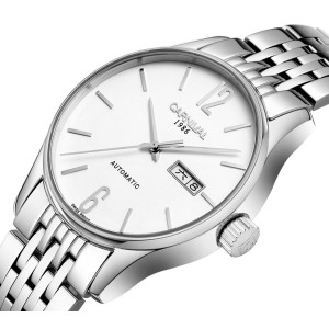 瑞士嘉年华Carnival男士手表 全自动机械表 男镂空防水男表金属精钢表带休闲时尚男表简约三针8612G