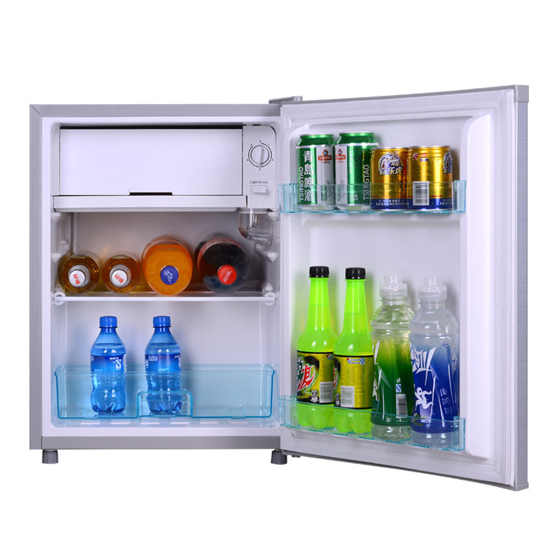 熊猫(panda)bc-68 68l单门小冰箱 冷藏 拉丝银 日日顺星级服务品牌