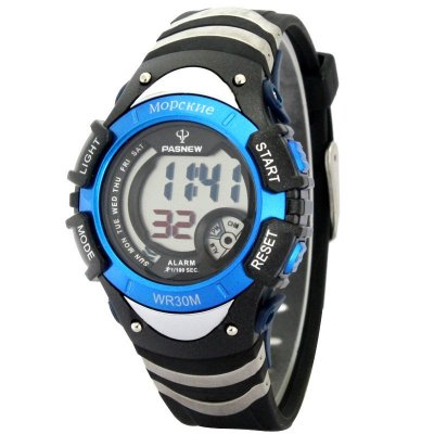 百圣牛（pasnew）30m生活防水运动电子表学生表韩版防水表青少年数字儿童电子表男女308GB