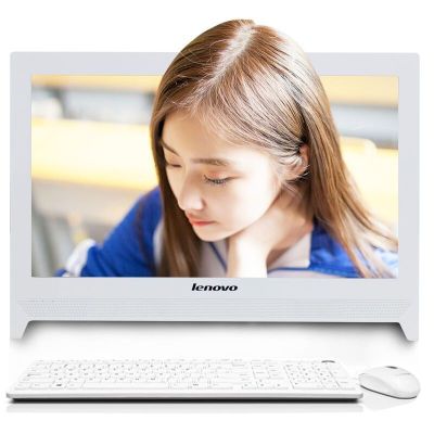 联想（Lenovo）AIO 310-20 20英寸一体机电脑（A6-9200 4G 1TB 集显 Win10 ）白色