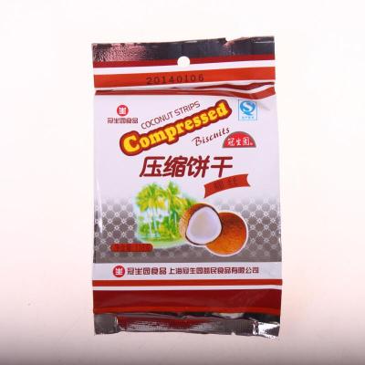 冠生园压缩饼干椰丝味118克袋装（户外国产零食上海特产饼干）