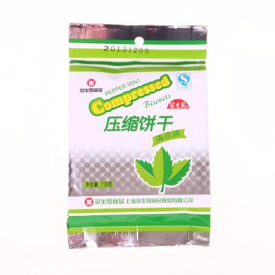 冠生园压缩饼干清凉味118克袋装（户外旅游国产零食饼干上海特产特价）