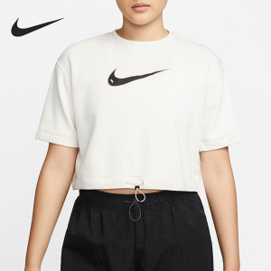Nike耐克女装2022夏季新款运动服透气舒适休闲短袖T恤DM6745-030