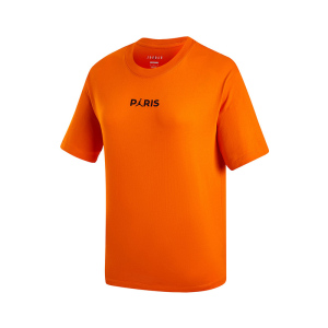 耐克Jordan 休闲游戏圆领套头短袖T恤 女款 岩浆橙 DZ3261-834