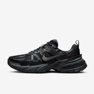 Nike V2K Run 减震耐磨 低帮 跑步鞋 女款 黑色 FD0736-001