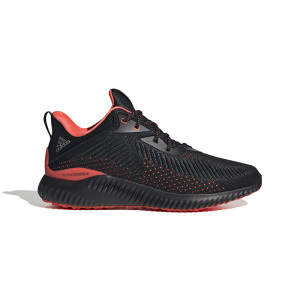 adidas AlphaBounce 轻便耐磨防滑 低帮 跑步鞋 男女同款 黑橙 ID0349