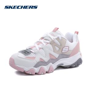 Skechers斯凯奇小白鞋休闲透气缓震运动鞋99999693-WGPK