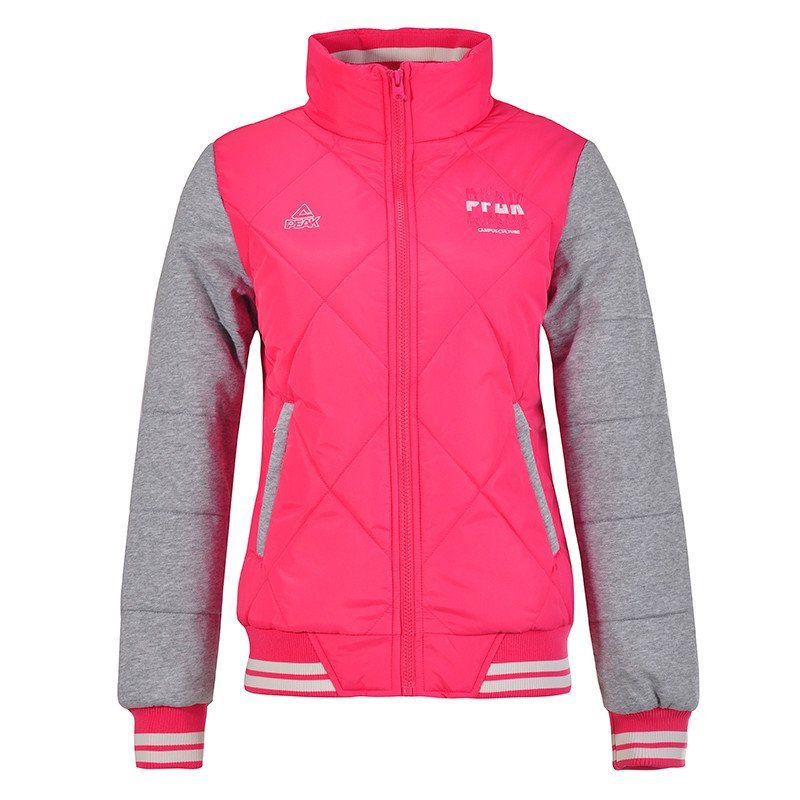 peak/匹克情侣女款厚棉夹克新品保暖时尚休闲外套f554338