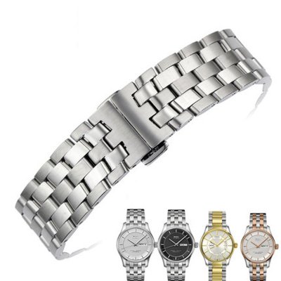 傲途正品美度M001表带男钢带布鲁纳系列不锈钢表带配件手表链男