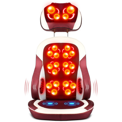 怡捷628cz-9按摩垫 颈部腰部背部按摩器 全身多功能家用按摩靠垫 三节