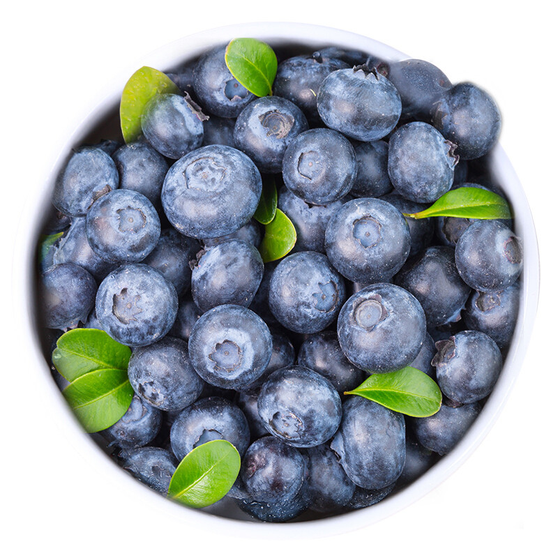 【果郡王】智利蓝莓4盒 单果125g 新鲜进口水果 新鲜蓝莓