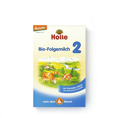 [德国直邮免邮包税8盒]德国凯莉泓乐(Holle)婴幼儿有机奶粉2段(6-10个月)600g