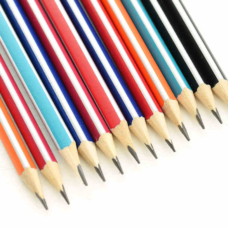 晨光文具 可削铅笔 三角hb木杆铅笔学生儿童12支装awp30901