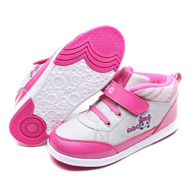 abc童鞋 女童鞋2016冬季新款公主鞋韩版潮女童休闲运动鞋 紫色 32码