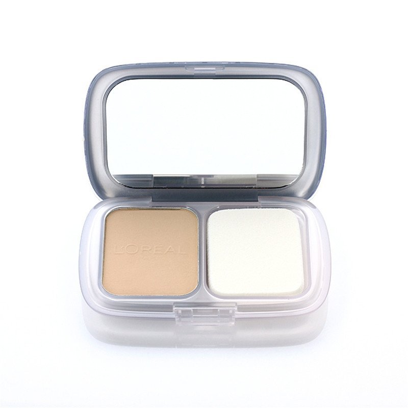 loreal欧莱雅绝配无暇粉底液粉饼 绝配无瑕细腻贴合防晒两用粉饼9g n1