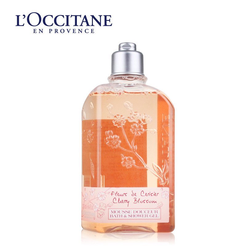 loccitane欧舒丹 甜蜜樱花沐浴啫喱/沐浴露 250ml 泡泡浴