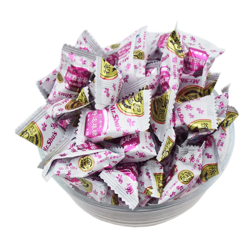 徐福记 奶浓球糖混合味 硬糖散装称1500g 椰仔牛奶油糖咖啡婚庆回礼喜