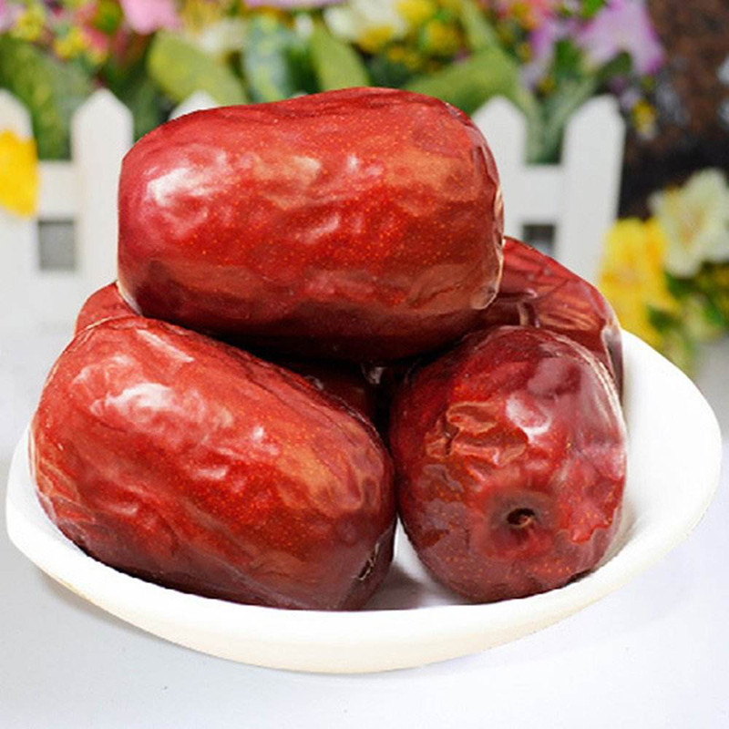 【中华特色】武汉馆 和田一级大枣 250g 煮粥免洗枣可夹核桃仁