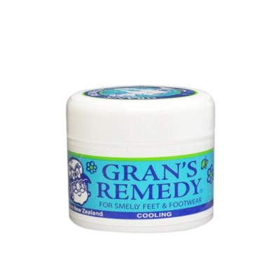新西兰Gran's remedy 臭脚粉 老奶奶除味剂防脚气脚汗50g 蓝色 薄荷味
