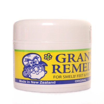 新西兰Gran's remedy 臭脚粉 老奶奶除味剂防脚气脚汗50g 黄色-原味