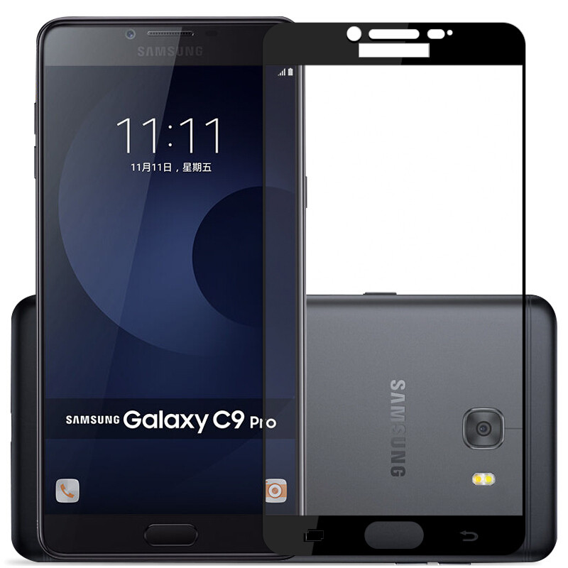 鴻偉科 三星 galaxy c9pro(c9000)鋼化膜/手機膜/保護/全屏覆蓋全貼合