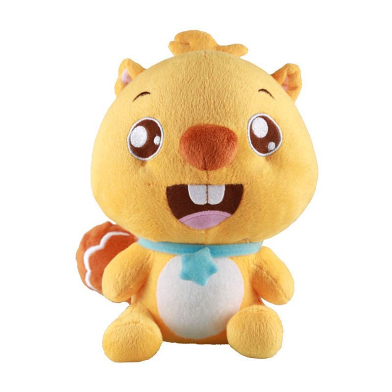 贝瓦品牌毛绒玩具卡通玩偶贝瓦家族套装儿童玩具公仔可爱创意生日礼物