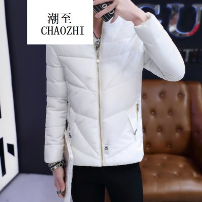 2017新款男士大码秋冬青立领棉衣男学生羽绒棉袄外套潮时尚百搭潮流男装