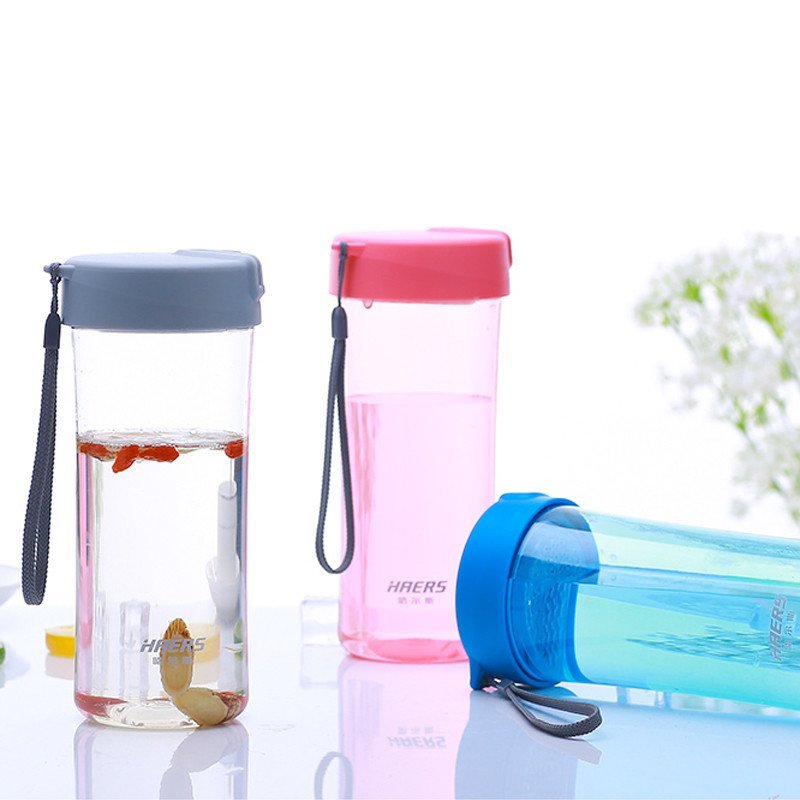 哈尔斯550ml塑料泡茶水杯 创意杯子 防漏随手杯 男女便携随行杯