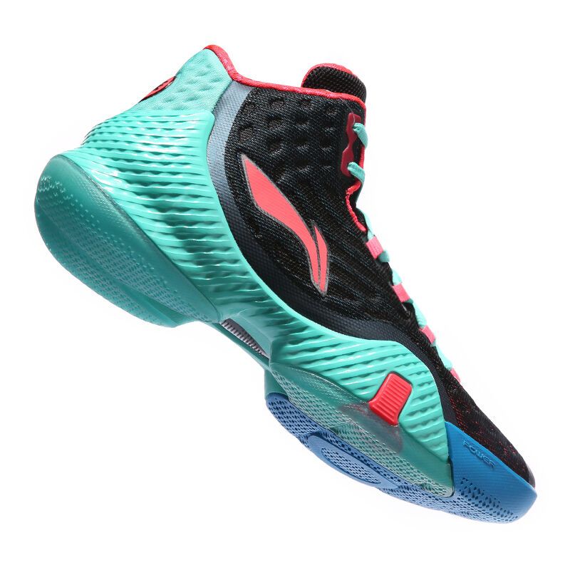 李宁cba篮球鞋2016秋冬空袭3代男鞋减震高帮篮球比赛运动鞋