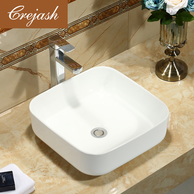 crejash东尼卫浴 台上盆彩色描金台盆彩金洗脸盆 陶瓷洗手盆艺术盆