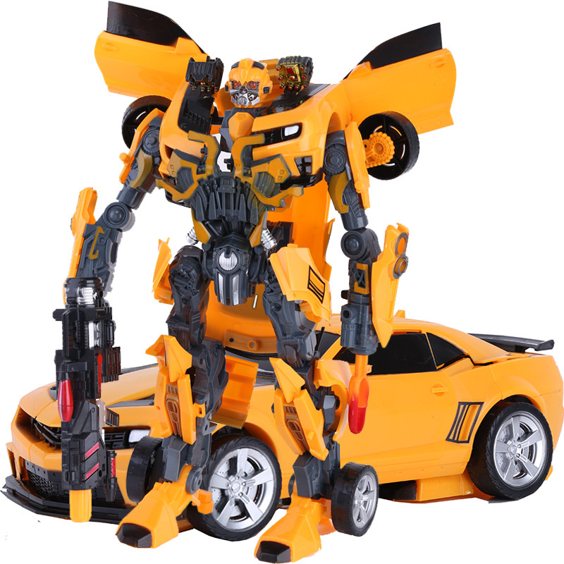 变形玩具金刚4超大号46cm大黄蜂玩具变形机器人模型儿童益智玩具男孩