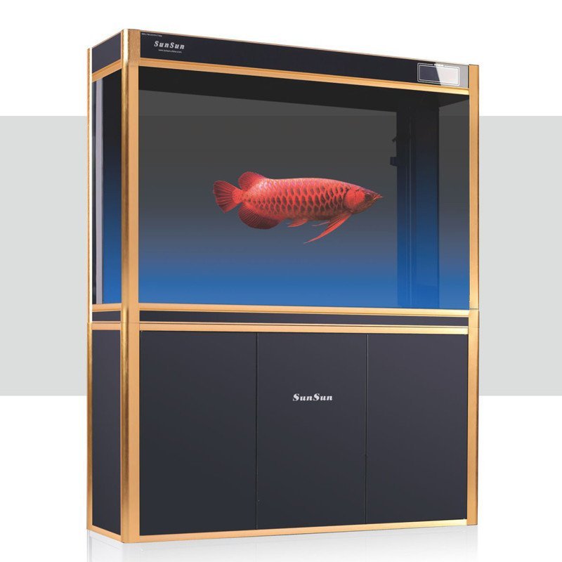 森森鱼缸水族箱玻璃鱼缸长方形中型鱼缸生态底过滤鱼缸免换水hlx