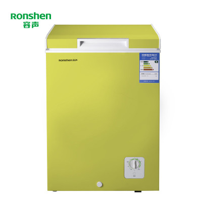 容声(ronshen) bd/bc-100ms 100升顶开门 冷柜(柠檬黄)