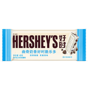 好时(Hershey’s)Hershey's/好时巧克力排块40g牛奶黑巧巴旦木白巧风味休闲零食品糖果