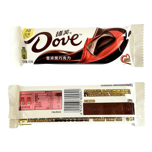 德芙Dove香浓黑巧克力经典牛奶巴旦木榛仁巧克力白巧克力43g排块零食品