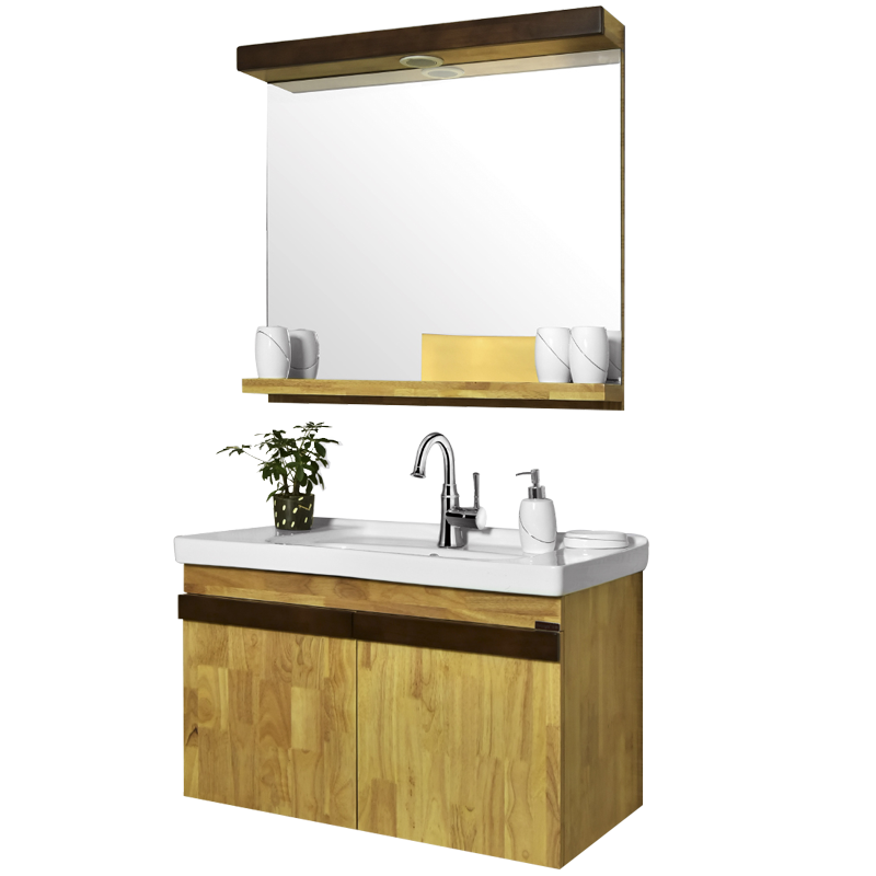 h-0238 汉高卫浴 自洁釉面浴室柜套餐 h-0238