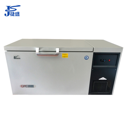 捷盛(JS)DW-86W300 零下-80度300升卧式大型超低温冷柜实验低温冰箱汽车零件钢材轴承铜套工业试验干冰低温箱